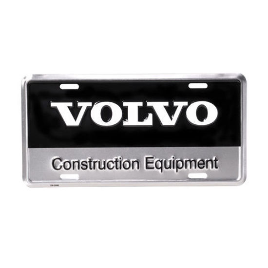 Picture of Metal License Plate with VCE Black/Silver