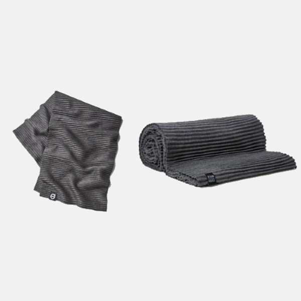 Picture of Volvo Iron Mark Plisse Blanket and Scarf Bundle