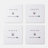 Picture of Now & Then Construction Equipment Coasters (4-pack)