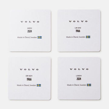 Picture of Now & Then Construction Equipment Coasters (4-pack)
