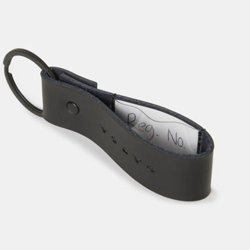 Picture of Word Mark Leather Keyring