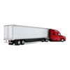 Picture of Red Sleeper Cab/White Trailer