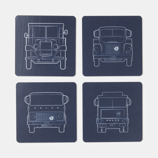 Picture of Now and Then Trucks Coasters (4-pack)